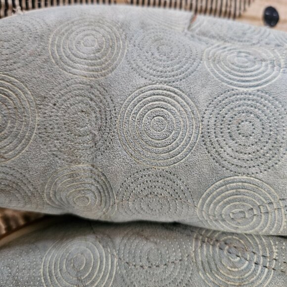 Light Blue Merrell Patterned Suede Mocs 8M - Picture 4 of 8